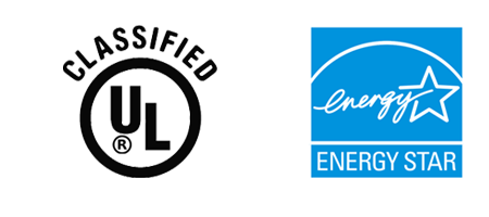 UL and Energy Star certifications