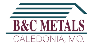 B and C Metal Logo